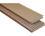 Hornbach Handmuster Masivo Vollprofil gebürstet 26x145x300 mm braun
