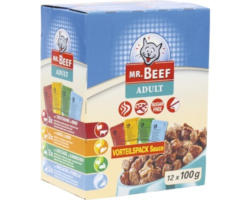 Katzenfutter nass MR.BEEF in Sauce 12x100 g