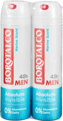 Deodorante spray Invisible Borotalco Men, 2 x 150 ml