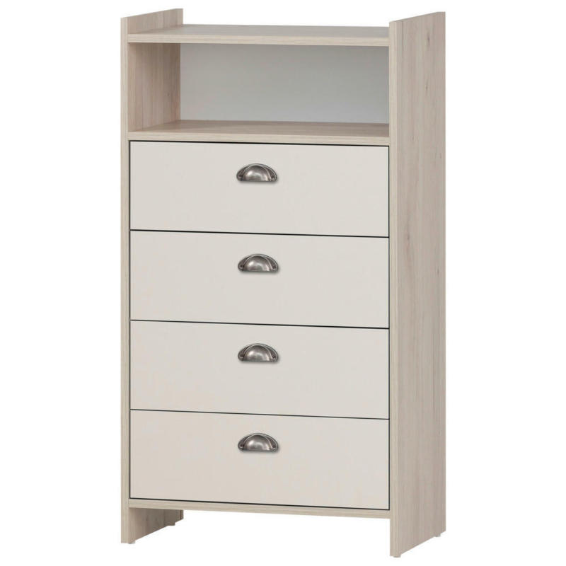 Midischrank Lindholm Eiche Sandeiche Nachbildung creme B/H/T: ca. 60,1x104x33 cm