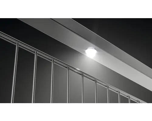 Beleuchtungsset ALBERTS Highlight mit 12 Leuchtmittel für 12 m Zaunlänge aufsteckbar, RAL 7016 anthrazit ( 2 Leuchtmittel pro 2 m Zaunelement )