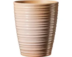 Übertopf Bergamo Nature Keramik Ø 13 H 15 cm beige