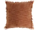 Hornbach Kissen Maxime 45x45x8 cm leather brown