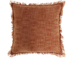 Kissen Maxime 45x45x8 cm leather brown