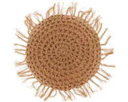 Kissen Tufo Ø 45 cm camel