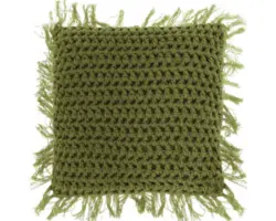 Kissen Tufo 45x45x8 cm olive green