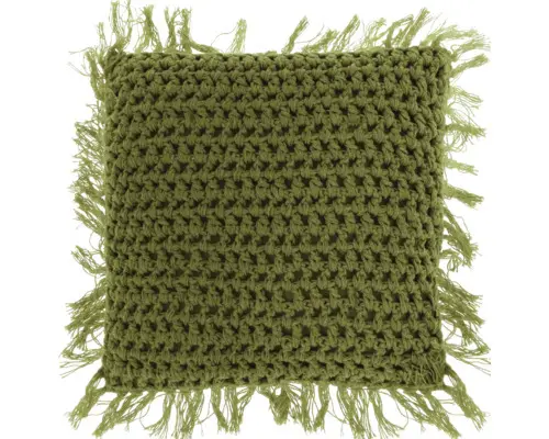 Kissen Tufo 45x45x8 cm olive green