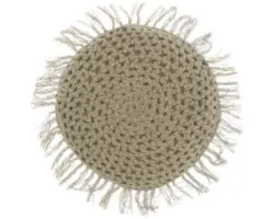 Kissen Tufo Ø 45 cm white tint