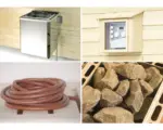 Hornbach Saunaofen-Set Weka 9 kW Bio mit externe steuerung für Fasssauna