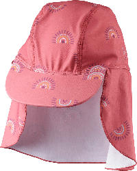PUSBLU Bademütze mit Regenbogen-Muster, rosa, Gr. 48/49