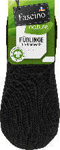 dm-drogerie markt Fascino Füßlinge mit Fersen-ABS & Bio-Baumwolle schwarz Gr. 39-42 - bis 31.03.2024