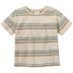 Mädchen T-Shirt mit bunten Streifen (Nur online)