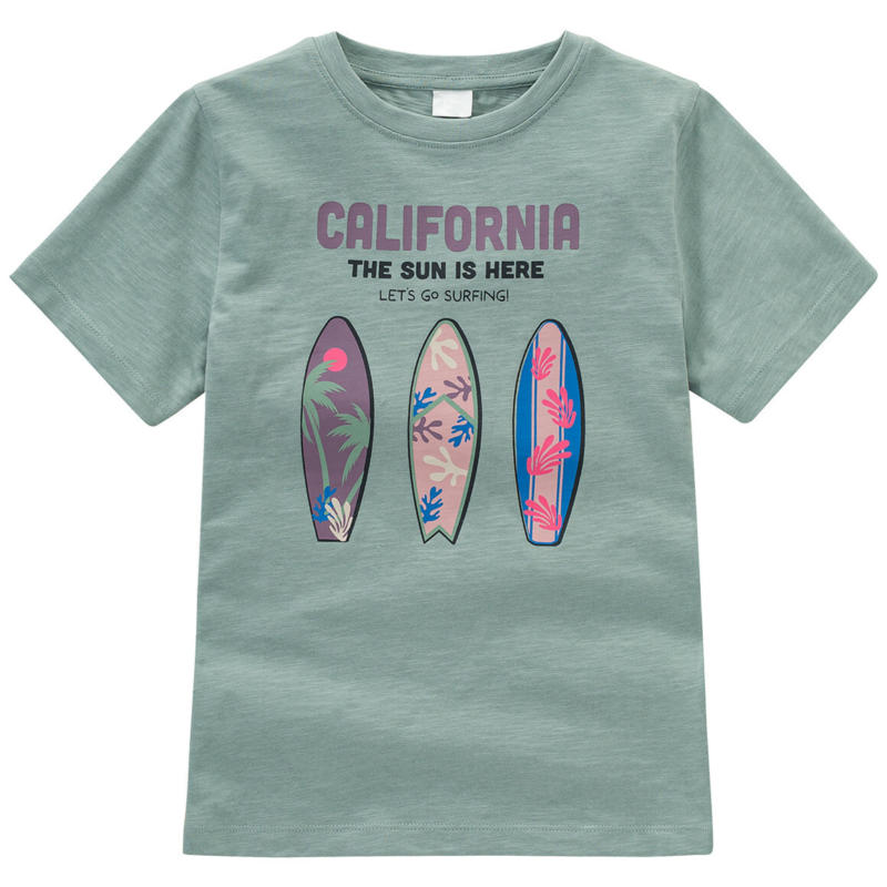 Jungen T-Shirt mit großem Surfer-Print (Nur online)
