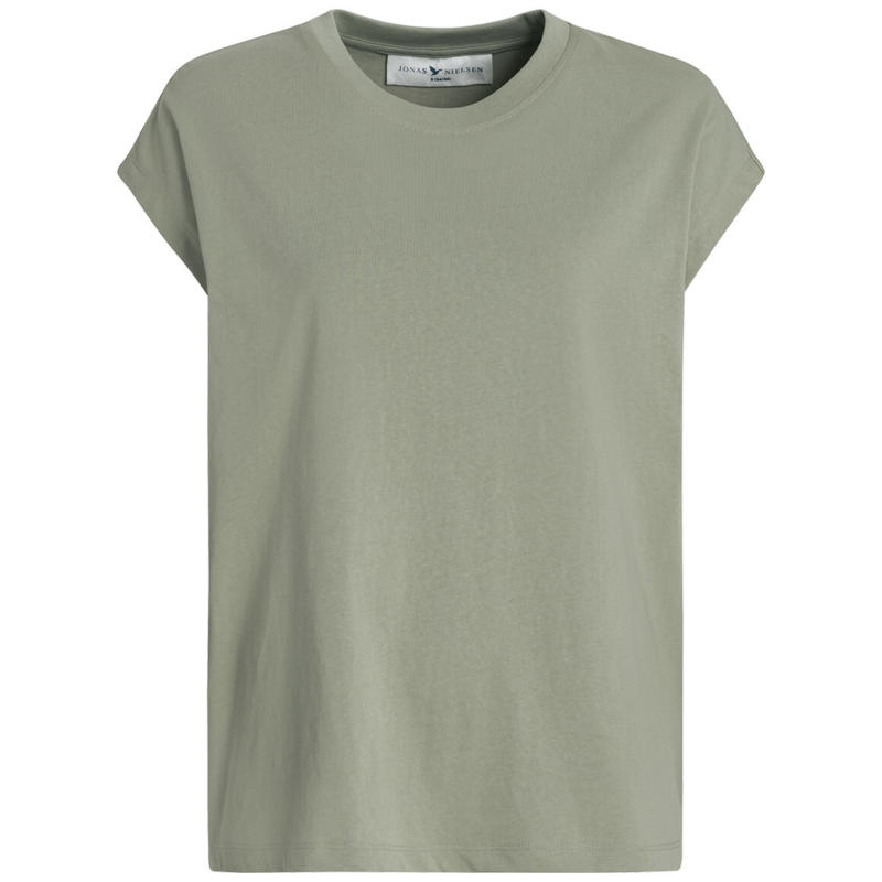 Damen T-Shirt unifarben (Nur online)