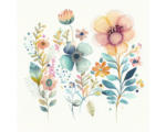 Hornbach Glasbild Watercolor Flowers XIII 30x30 cm