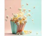 Hornbach Glasbild Popcorn 30x30 cm