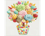 Hornbach Glasbild Lollies III 30x30 cm