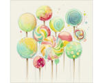 Hornbach Glasbild Lollies I 30x30 cm