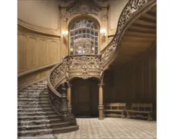 Glasbild Lost Palace III 50x50 cm