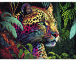 Hornbach Glasbild Jaguar In The Jungle II 80x60 cm