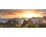 Hornbach Glasbild Mountain Landscape III 125x50 cm