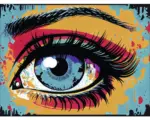 Hornbach Glasbild In The Eye II 80x60 cm