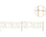 Hornbach Beeteinfassung Haselnuss geschält 200 x 50 cm natur