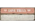 Hornbach Glasbild Tell The Truth III 30x80 cm GLA1019