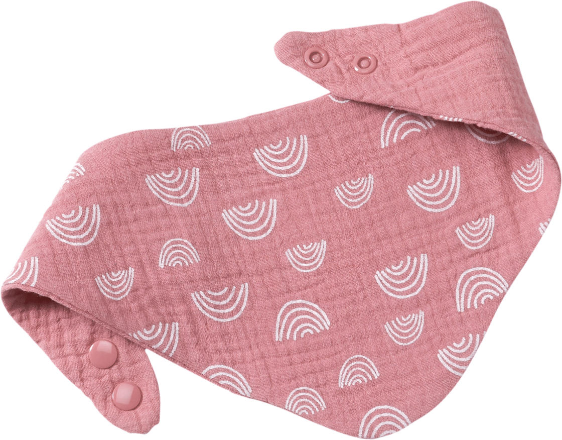 ALANA Halstuch mit Regenbogen-Muster, rosa