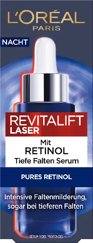 L'ORÉAL PARiS Revitalift Laser Anti-Falten Nacht Serum mit purem Retinol