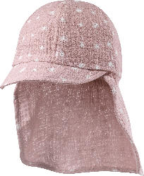 ALANA Schirmmütze aus Musselin mit Pusteblumen-Muster, rosa, Gr. 52/53