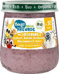 Freche Freunde Morgenbrei Joghurt, Banane, Erdbeere, Blaubeere mit Hafer ab 10 Monaten
