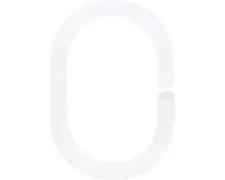 Vorhangring mit Haken transparent Ø 28 mm 10 Stk.