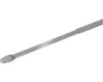 Hornbach Vitragestange simple silber 60-110 cm Ø 10 mm 2 Stk.