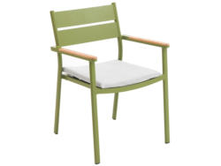 Chaise de jardin SIMMONS Aluminium vert