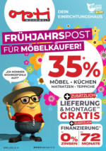 Opti-Wohnwelt Frühjahrspost für Möbelkäufer! - bis 13.04.2024