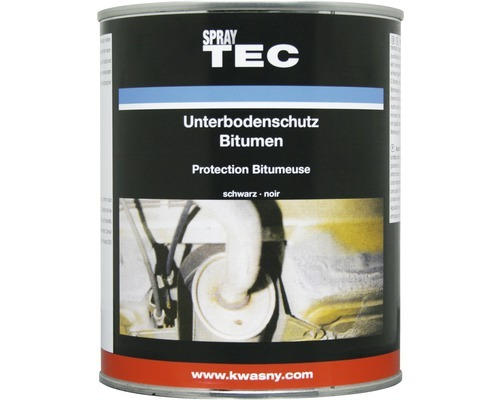 SprayTec Unterbodenschutz Bitumen Streichlack schwarz 1300 g