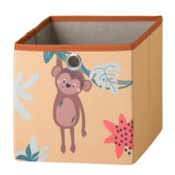 Kleine Aufbewahrungsbox mit Affen-Motiv (Nur online)