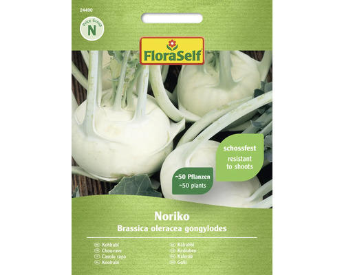 Gemüsesamen FloraSelf Kohlrabi 'Noriko'