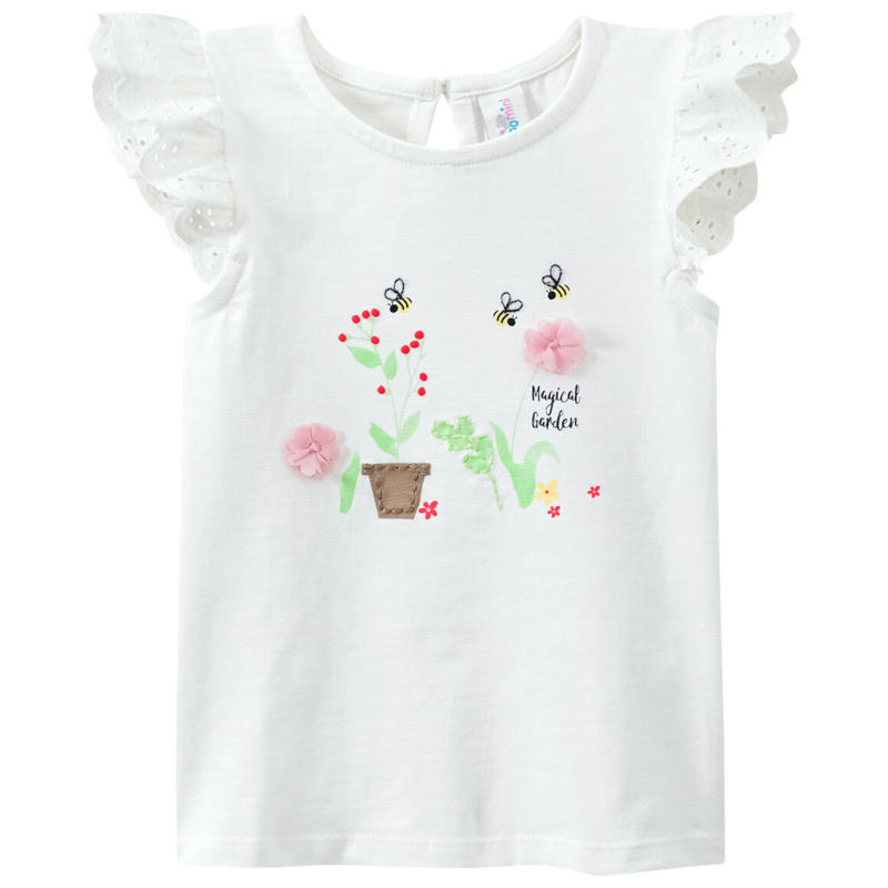 Baby T-Shirt mit Print und Applikationen