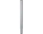 Hornbach Tarrox Tischbein verstellbar 60-90 cm Ø50 mm, silber