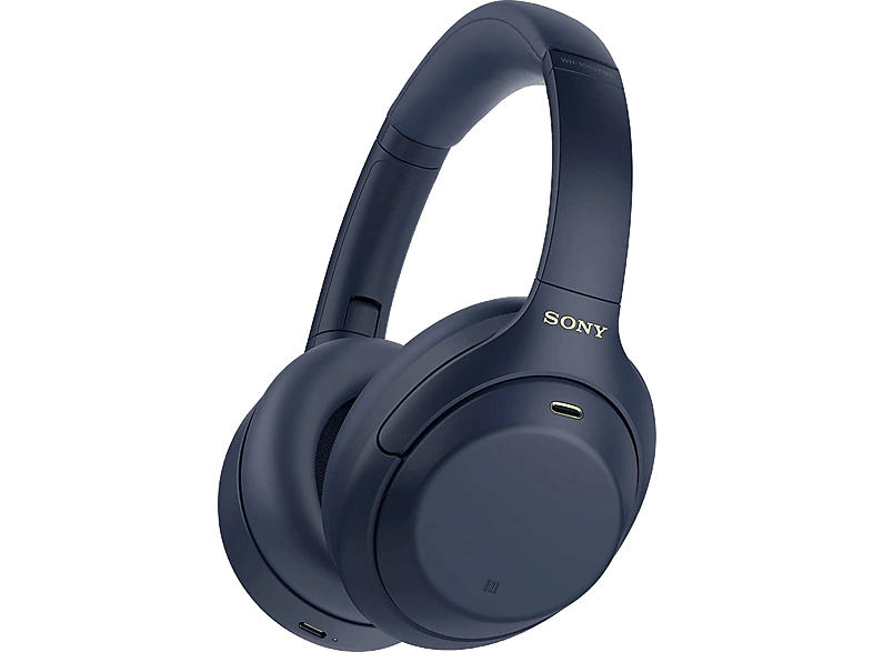 Sony Bluetooth Kopfhörer WH-1000XM4 mit Geräuschminimierung, blau