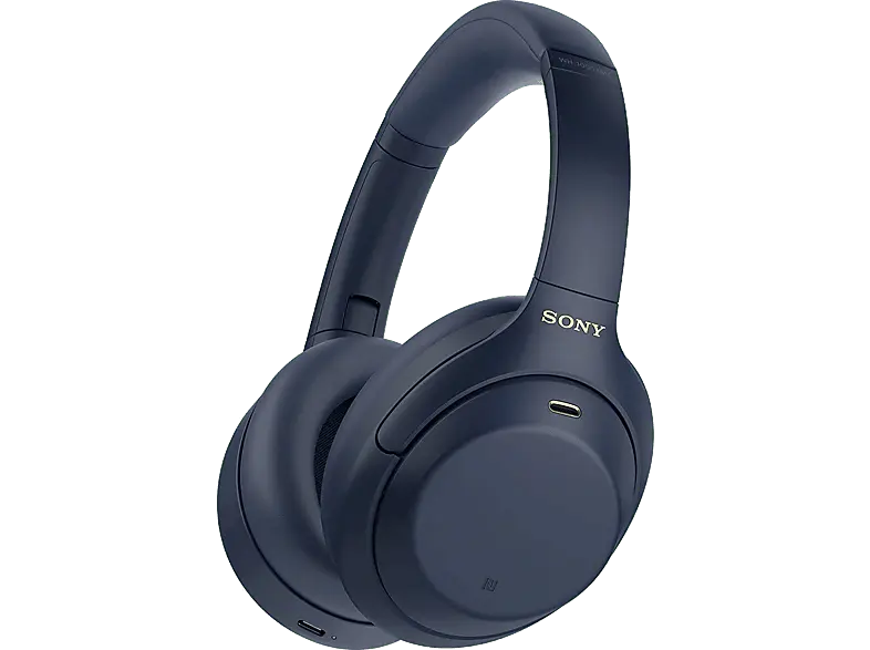 Sony Bluetooth Kopfhörer WH-1000XM4 mit Geräuschminimierung, blau
