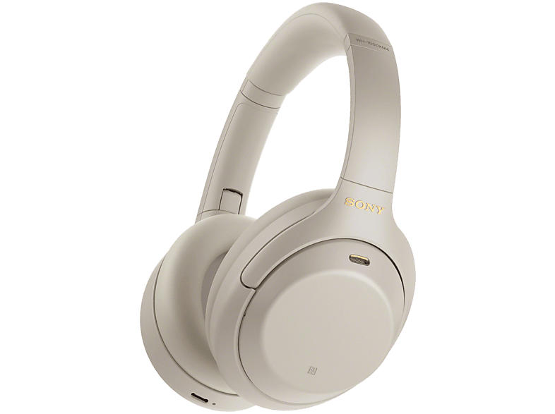 Sony Bluetooth Kopfhörer WH-1000XM4 mit Geräuschminimierung, silber