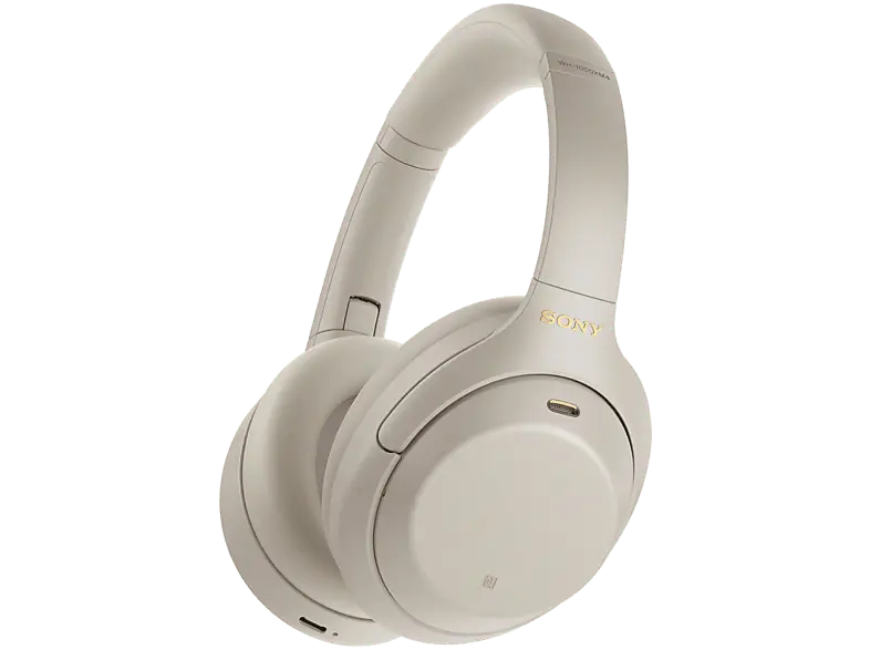 Sony Bluetooth Kopfhörer WH-1000XM4 mit Geräuschminimierung, silber