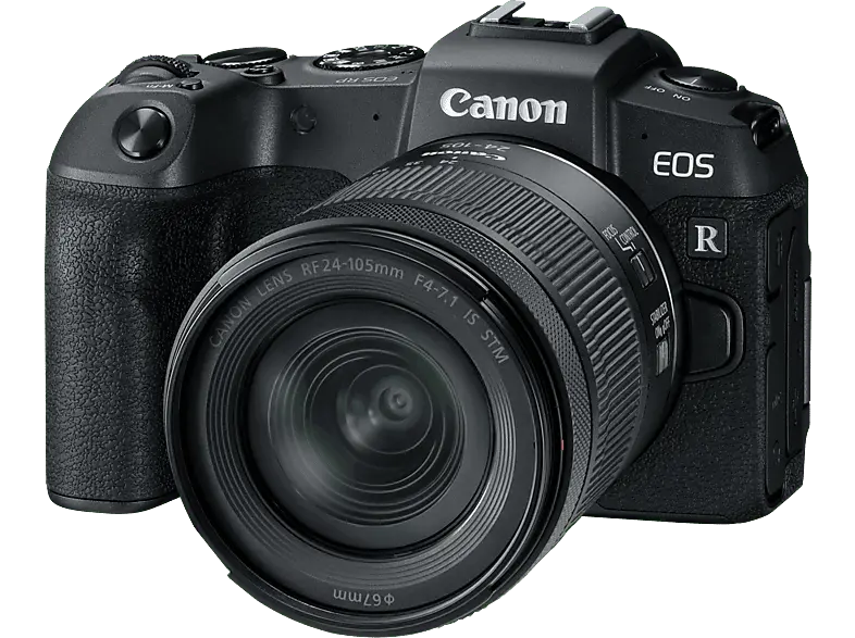 Canon EOS RP Systemkamera, schwarz mit Objektiv RF 24-105mm f4.0-7.1 IS STM (3380C133); Systemkamera Set