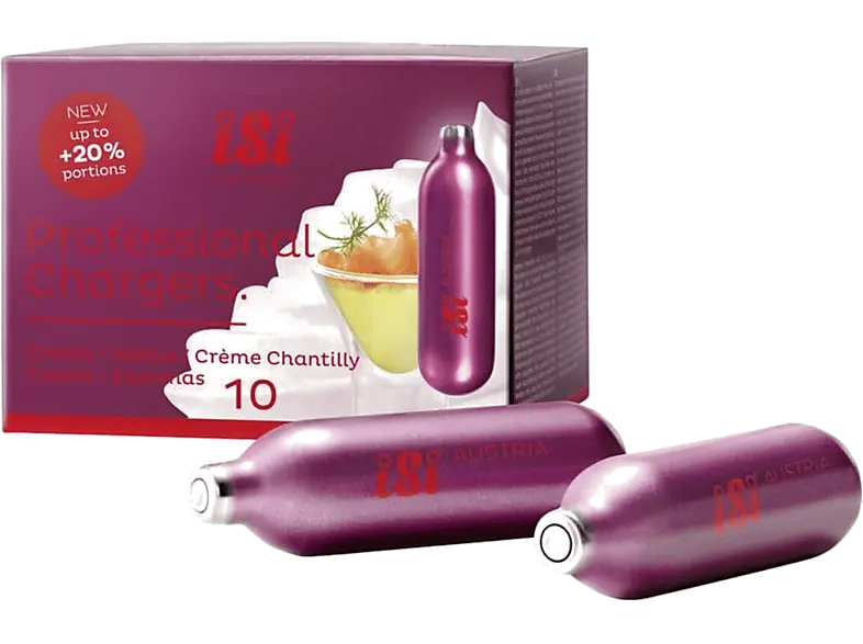 ISI Schlagoberskapsel / Sahnekapsel Chargers 10er