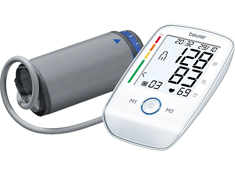 Beurer 658.06 BM 45 Blutdruckmessgerät (Batteriebetrieb, Messung am Oberarm, Manschettenumfang: 22 - 36 cm)