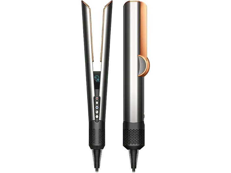 Dyson 408202-01 Airstrait Haargl&auml;tter (Temperaturstufen: 3 mit 2 Stylingmodi, Nickel /Kupfer)