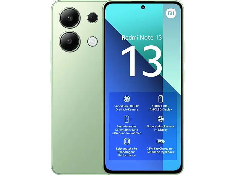 Xiaomi Redmi Note 13, 128GB, Mint Green